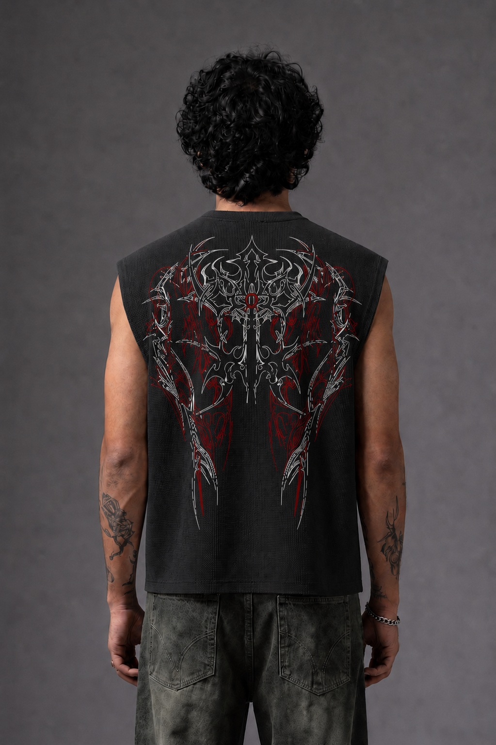 LOW VOID BOXY WAFFLE VEST