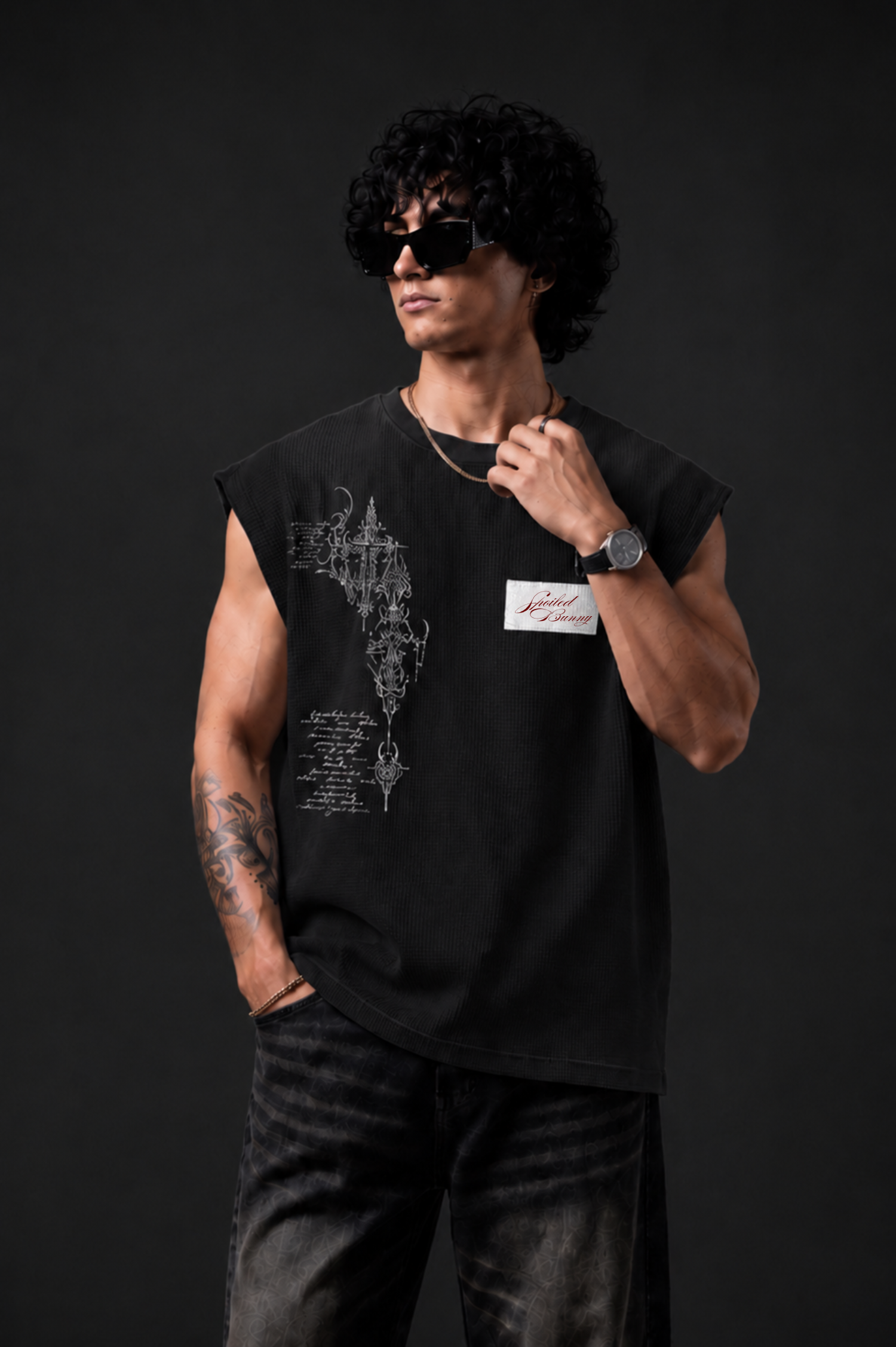 LOW VOID BOXY WAFFLE VEST