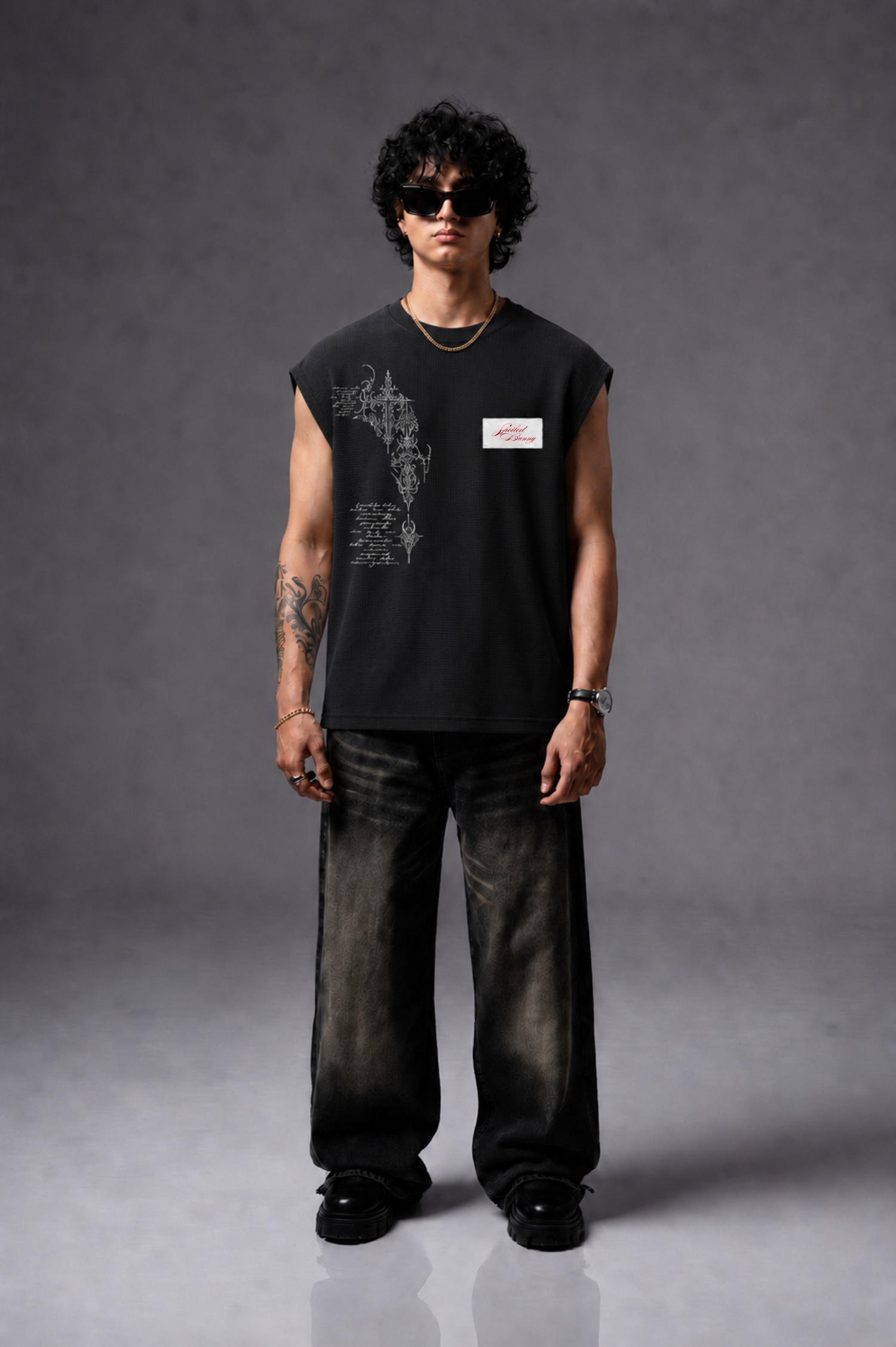 LOW VOID BOXY WAFFLE VEST