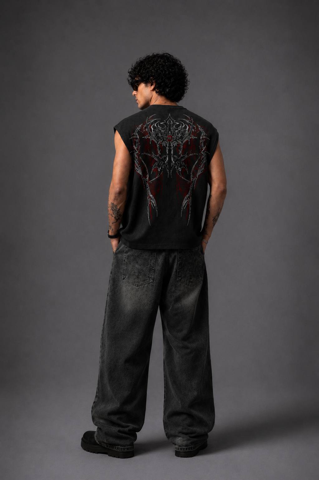LOW VOID BOXY WAFFLE VEST